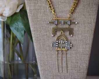The Porsha tribal statement necklace