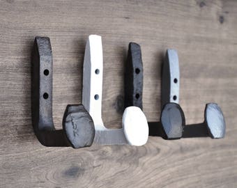 Coat Hooks, Wall Hook, Railroad Spike Hook, Railroad Spike Coat Rack, Railway, Rustic Hooks, Rustic Home Decor, Industrial Coat Hooks