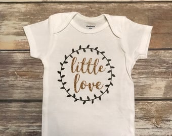 Little Love Baby Onesie | Baby Girl Onesie | Baby Girl BodySuit