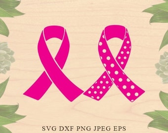 Awareness Ribbon SVG File Cutting Template breast cancer ribbon svg ribbon Clip Art Cricut downloads Cameo Silhouette designs ribbon