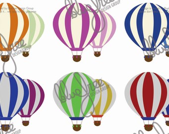 Hot air balloon svg | Etsy