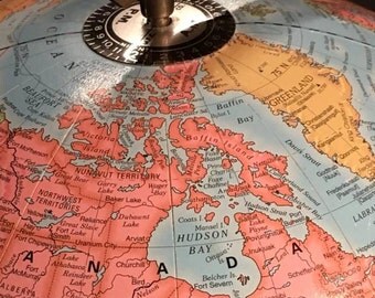 Imperial Globe by George F. Cram company 12 inch