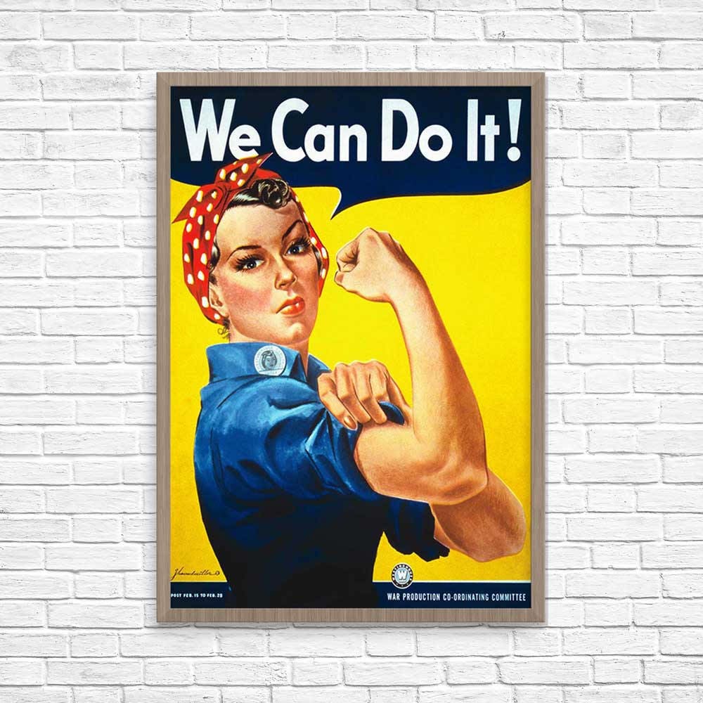 We Can Do It Poster We Can Print We can do it art Rosie The