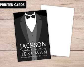 Will You Be My Best Man Card, Will You be My Best Man, Personalised Will You Be My Best Man, best man Card, classic tux