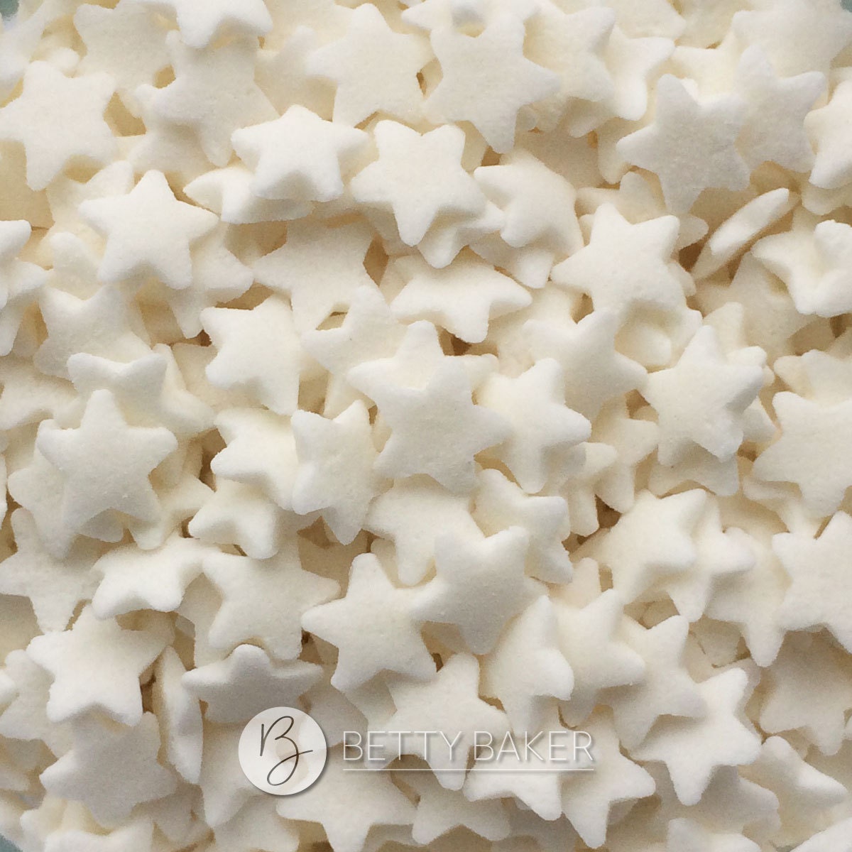 White Star Sugar Sprinkles Edible Cake Sugar Sprinkles