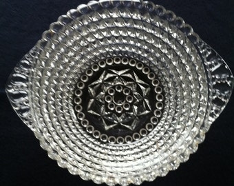Vintage cut glass bowl
