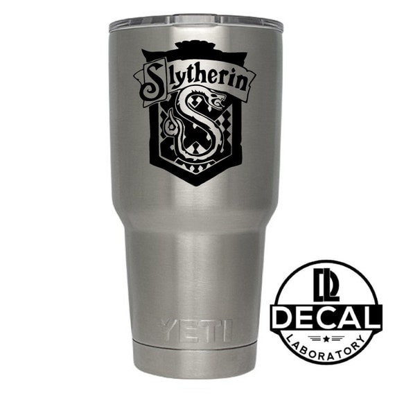 Yeti Decal Sticker - Slytherin House decal inspired by Harry Potter Decal Sticker For Yeti RTIC Rambler Tumbler Coldster Beer Mug