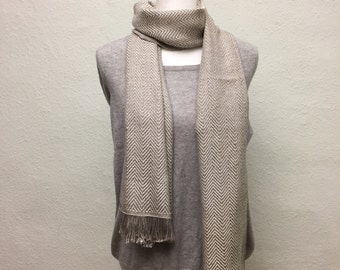 Hand-woven scarf