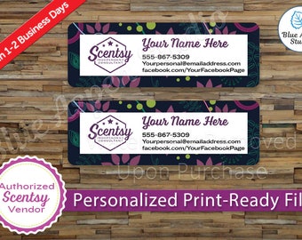 scentsy labels etsy