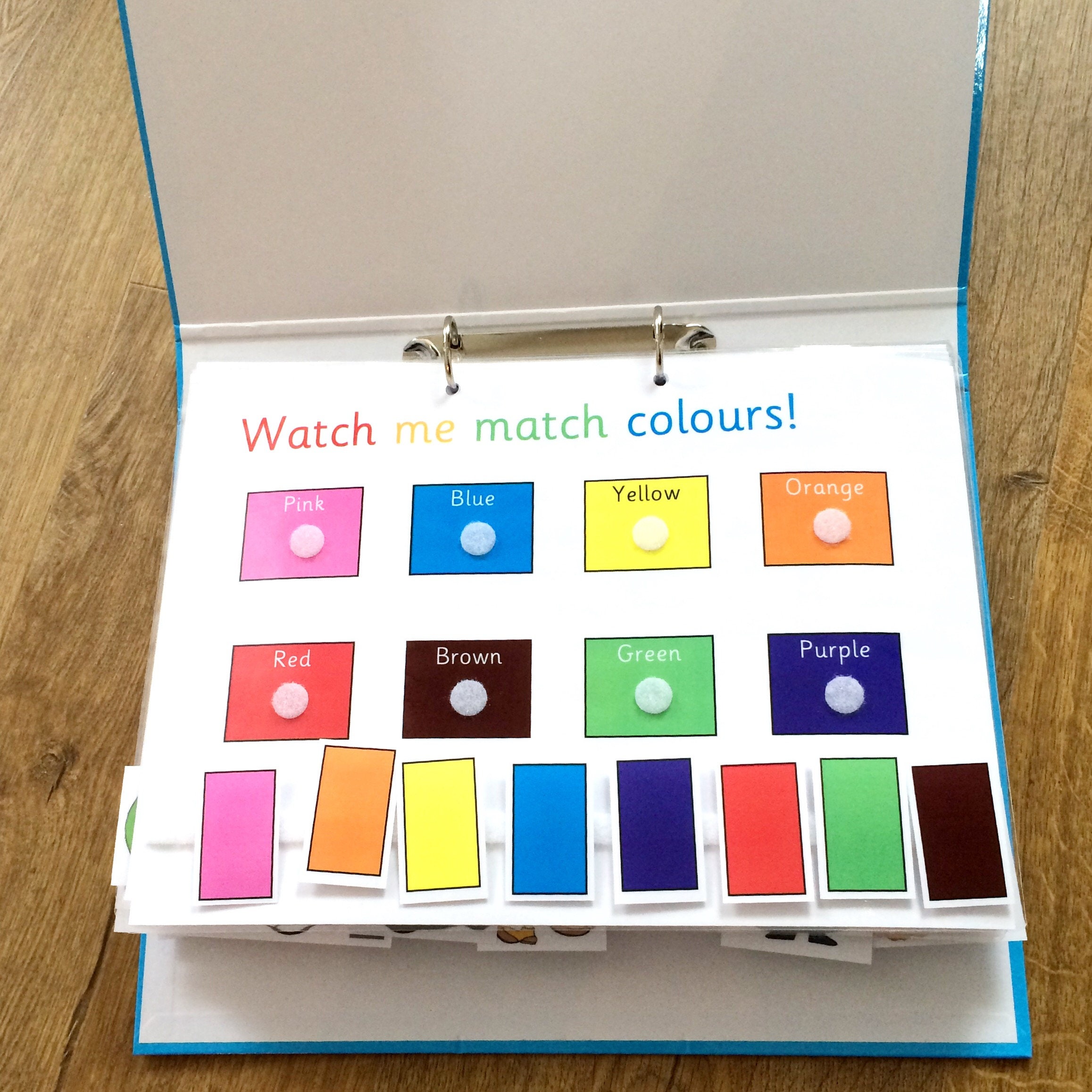 Nursery preschool children's learning folder 10 Learning