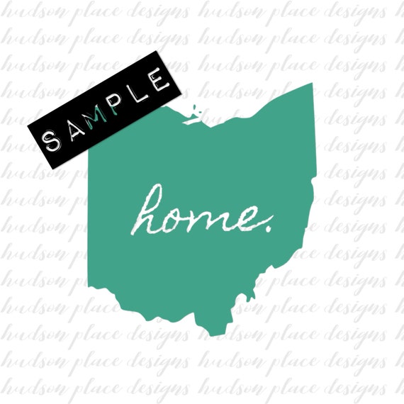 Download State of Ohio Home SVG file PNG file PDF file Cricut Explore