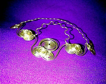 Fine Silver Bib Necklace