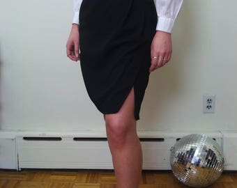 ARMANI high waisted pencil tulip skirt Sz 4/26-17"
