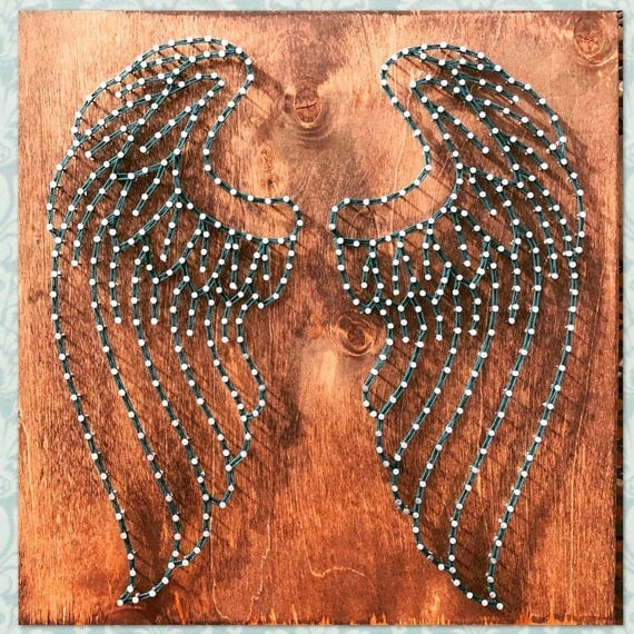 Angel Wings String Art