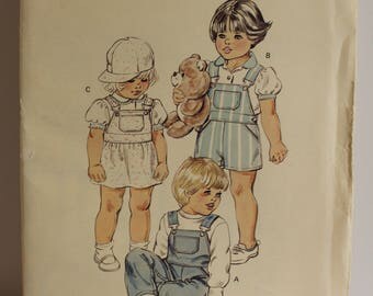 Vintage Kwik Sew #1437 Toddler's jumper pattern Sizes 1-4T