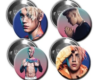 Justin Bieber - Pinback Button/Badge Pack (1.25") - PURPOSE