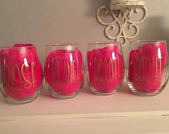 Golden Girls Wine Glasses - Set of 4