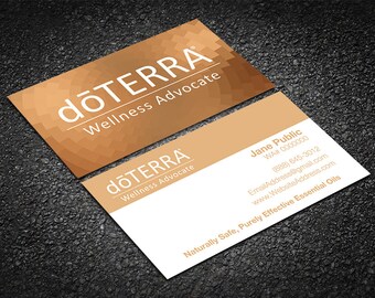 doterra printable sample cards Etsy business cards Doterra â€“