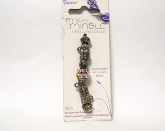 European Beads | European Charms | Pandora Style Charms | Shambala Beads | Large Hole Beads | Flower Charms | Silver Tone Beads