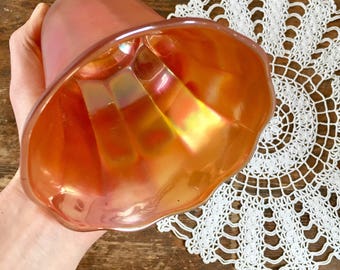 Carnival Glass sconce shades