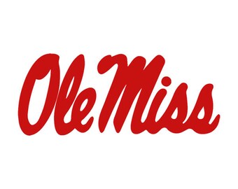 Ole miss decal | Etsy