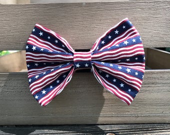 Patriotic Dog Bow Tie