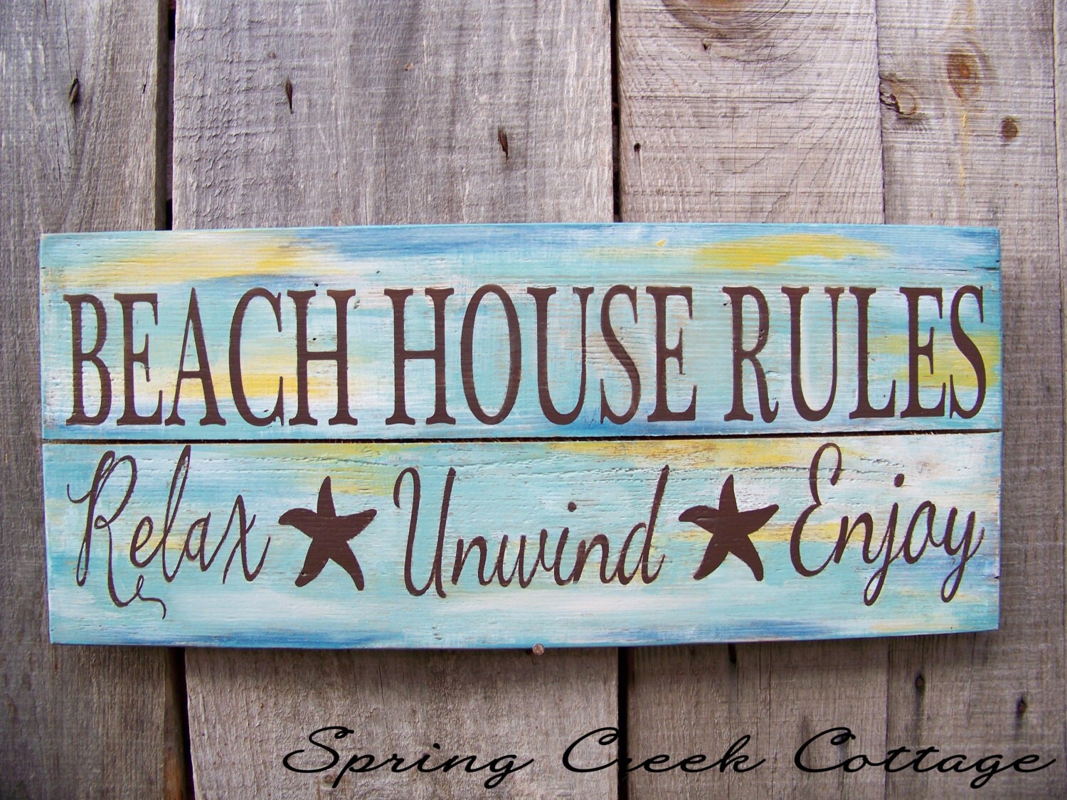 Coastal Decor Coastal Signs Uniquely Handpainted Signs