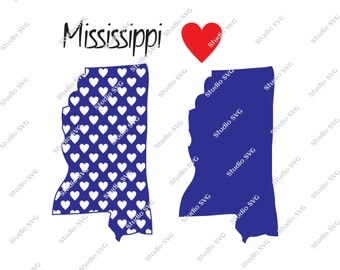 Mississippi, Jackson, Ole Miss, Sweet Tea, Delta, Catfish, USA, Red, White, Blue, Vector, SVG, Silhouette, Commercial Use, Personal Use
