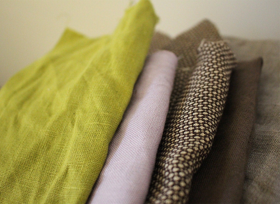 LINEN FABRIC remnants / runningthreads from runningthreads on Etsy Studio