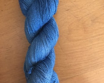 Silk Yarn -Blue 20/2 - lace weight