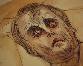 Dawn of the Dead Fanart Drawing by Kamila MLynarczyk Woodedwoods