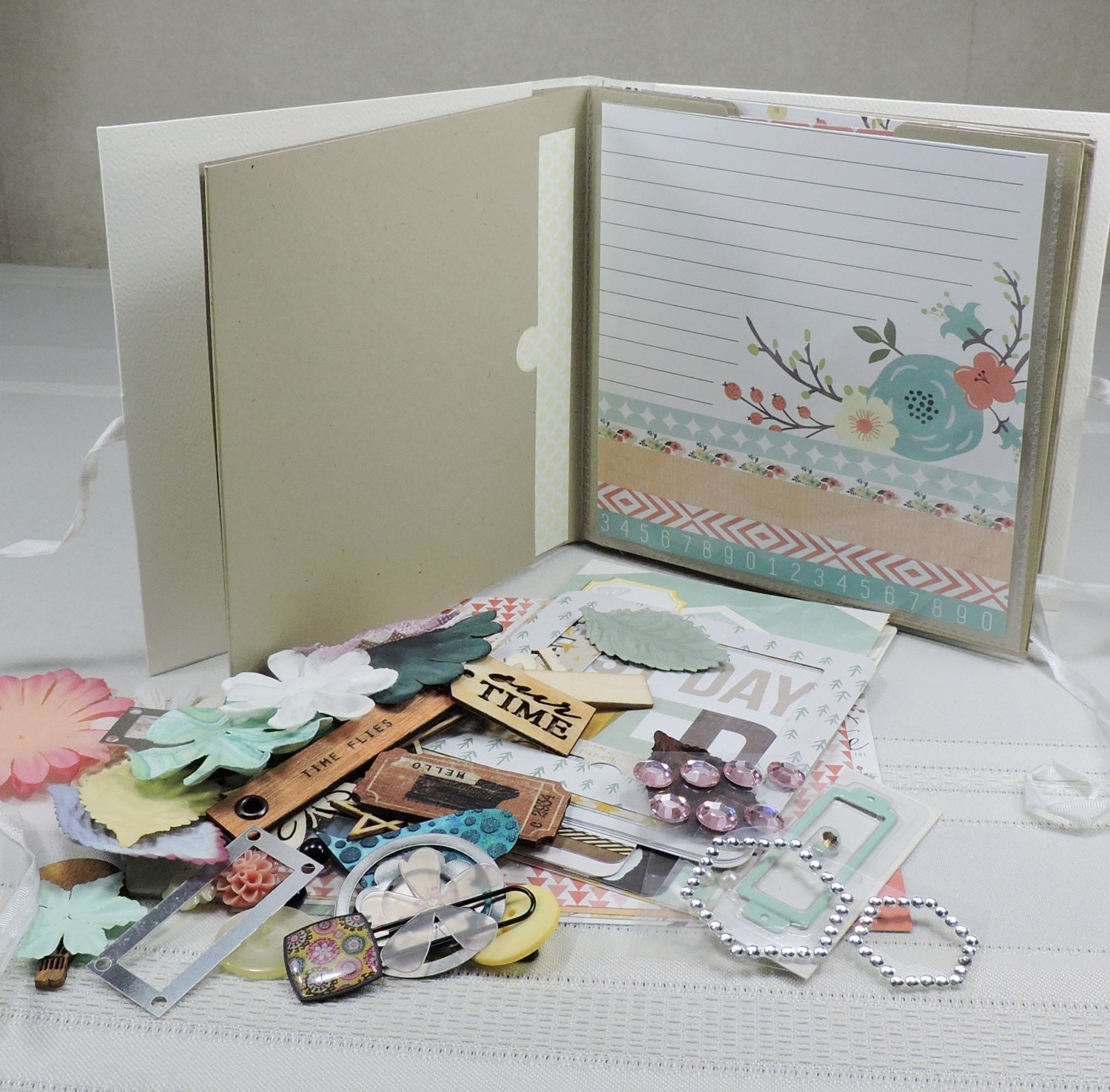 Scrapbook Album, Journal ready to be finished from kellybeesplace on