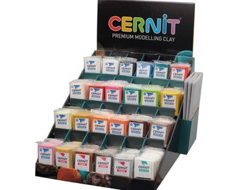 Cernit Polymer Clay - 12 x 56g Packs of Number One Range Modelling Clay in Your Choice of Colours or Random Mix. UK Supplier