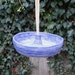Bird feeder or bath in stoneware-- fully weatherproof pottery