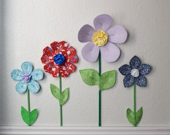 Sale. Fabric Wall Flower. 3d Wall Art. By Leilasflowergarden