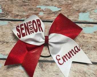 SENIOR Cheer bow Pick your colors