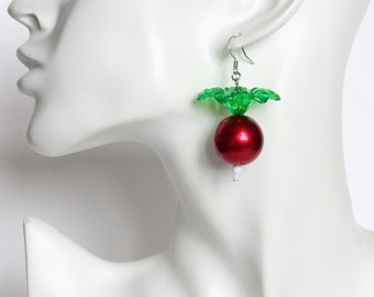 Large Luna's Radish Earrings
