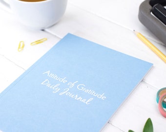 Gratitude Journal – Gratitude Notebook – Year Long Notebook – Annual Notepad – Mindfulness Diary