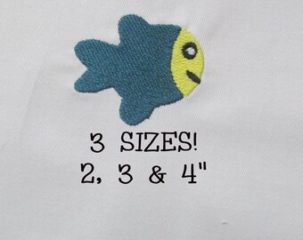 Buy 1 Get 1 Free! Fish Embroidery Design Mini Fish Embroidery Design Small Fish Embroidery Design Digital File Embroidery Pattern Machine Em