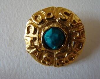 Rochas ecriture brooch