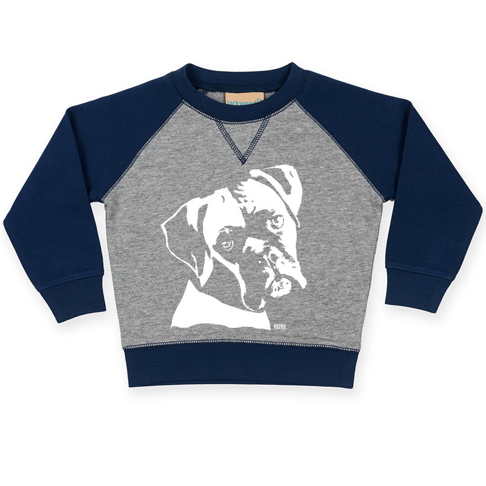 Boxer Dog Baby Sweatshirt Boxer Dog Toddler Jumper Toddler