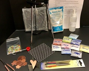 BEGINNER'S Enameling Kit for TORCH FIRING Exclusive from Enamel Warehouse