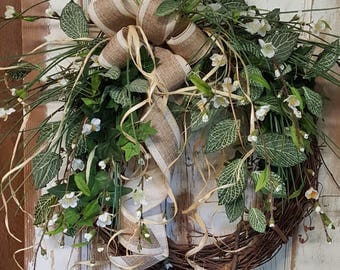 BEST SELLER Front door wreath Greenery Wreath Wreath Great