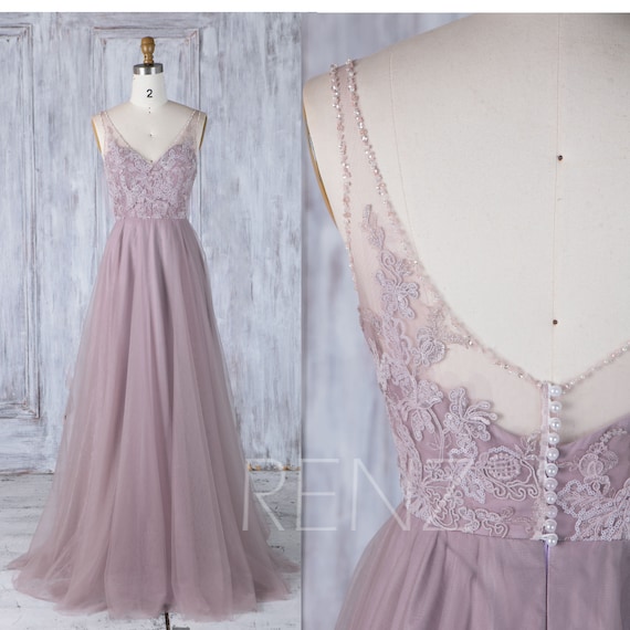 Mauve Bridesmaid Dresses