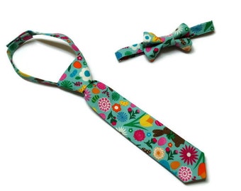 Boys Easter Necktie or Bowtie Chocolate Bunny Baby Chick Peeps Baby Infant Toddler Neck tie Photo Prop