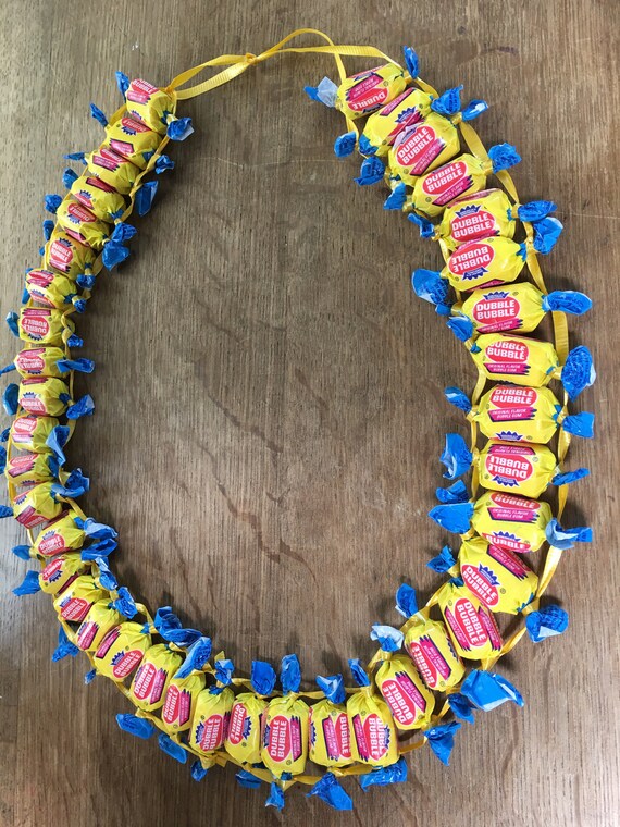 Items similar to graduation candy leis double bubble gum leis