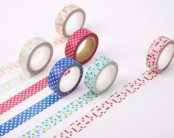 Watercolour Washi Tape Masking Tape Planner Stickers Scrapbooking Stickers
