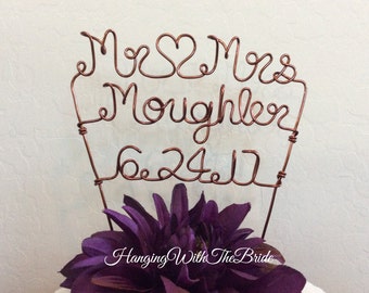 Custom Cake Topper - Wedding Cake Topper, Personalized Cake Topper, Unique Wedding Gift
