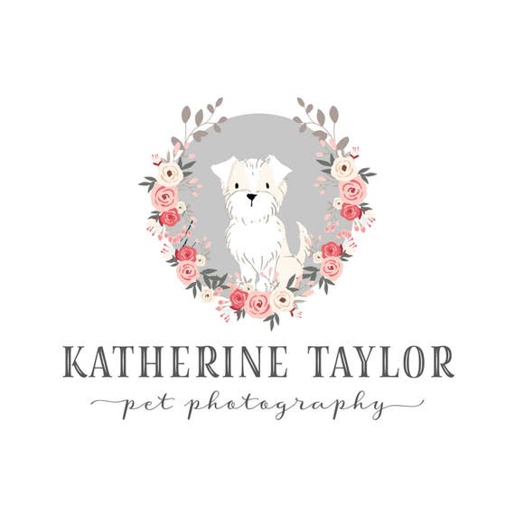 Premade Photography Pet Portrait Logo Dog Character