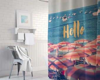 Ocean shower curtain | Etsy Ocean shower curtain | Etsy